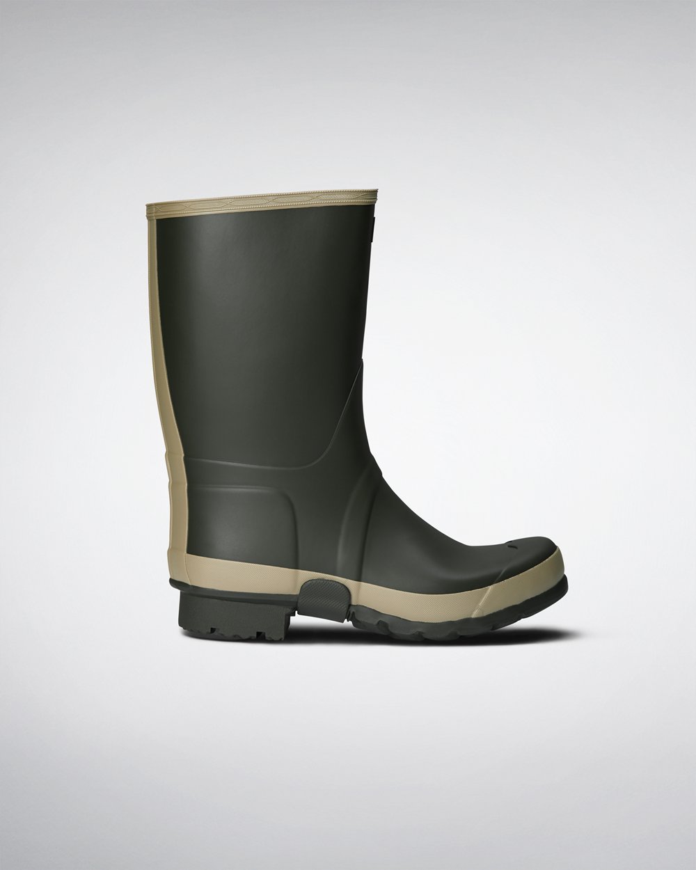 Hunter Hombre Gardener - Botas de Lluvia Verde Oscuro Oliva - 862-KGOJHR